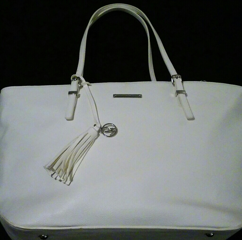 NINE WEST White purse tote